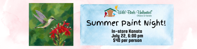 Ruby-throated Hummingbird Paint Night